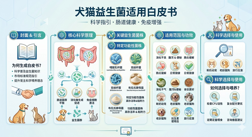宠趣盟主|犬猫益生菌适用白皮书 - 企业动态